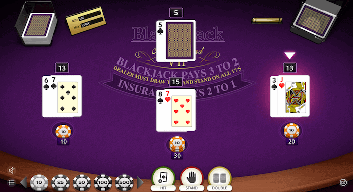 Jugar gratis Blackjack Multihand VIP