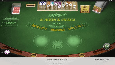 Jugar gratis Blackjack Switch