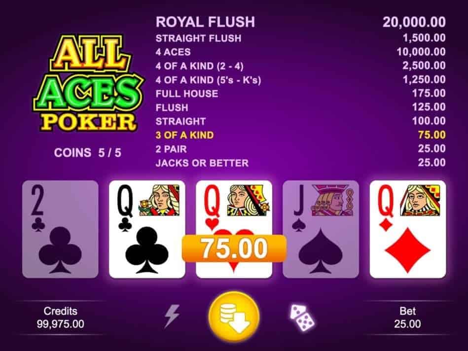 Jugar gratis All Aces Poker