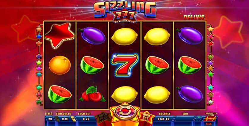 Jugar gratis Sizzling 777 Deluxe