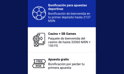 Elige entre el bono de casino o el de apuestas deportivas: 