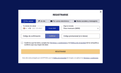 Selecciona tu método de registro: 