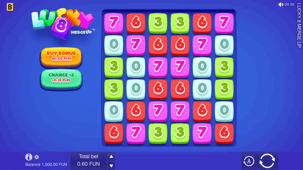 Jugar gratis Lucky 8 Merge Up