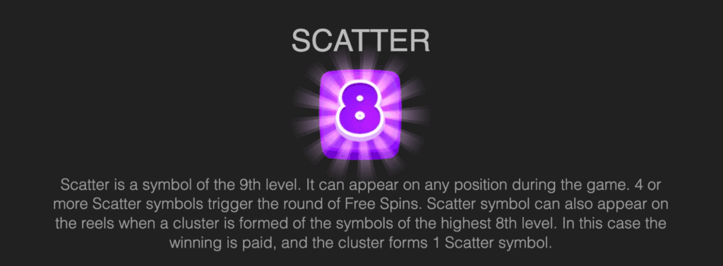Lucky 8 Merge Up BGaming scatter símbolo