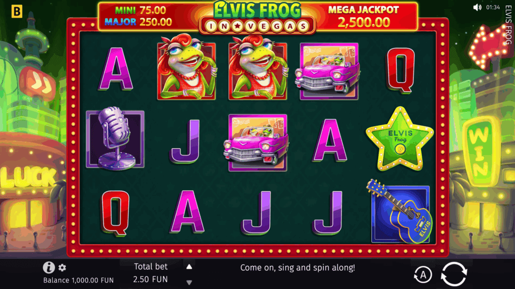 Jugar gratis Elvis Frog in Vegas