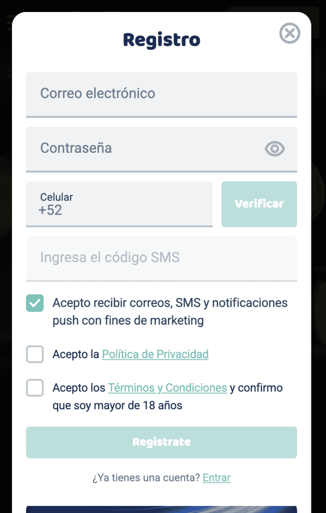 Llena tus datos básicos